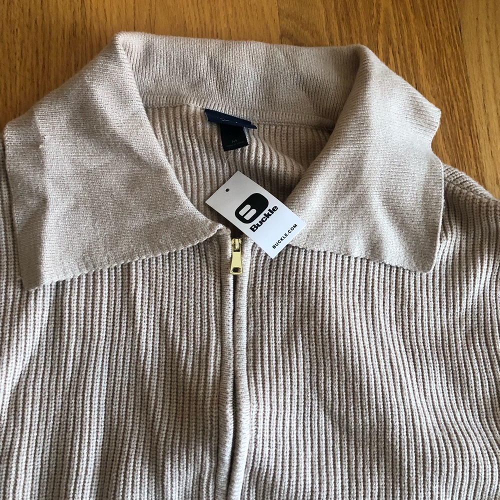 NWT Buckle day trip zip up long sleeve sweater - Picture 3 of 13